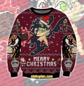 Asta Black Clover Ugly Christmas Sweatshirt