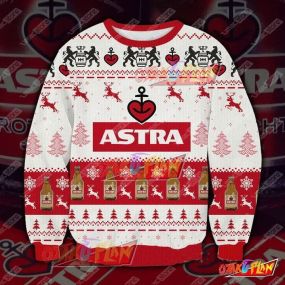 Astra Bier V2 3D Print Ugly Christmas Sweatshirt
