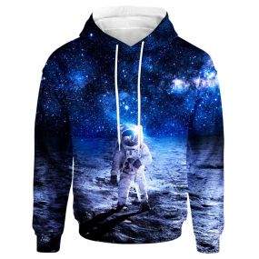 Astronaut on the Moon Galaxy Hoodie / T-Shirt