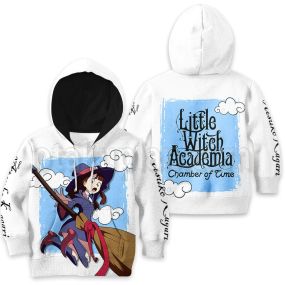 Atsuko Kagari Kids Hoodie Little Witch Clothes