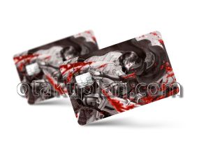 Attack on Titan Eren Yeager Red Credit Card Skin