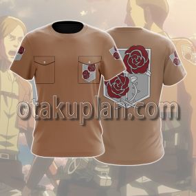Attack on Titan Garrison Regiment Stationary Guards Cosplay T-shirt