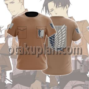 Attack on Titan Scout Regiment Survey Corps Erwin Smith Cosplay T-shirt