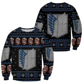 Attack On Titan Scout Ugly Christmas Hoodie Shirts