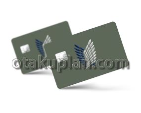Attack on Titan Survey Corps Green Minimalistic Credit Card Skin