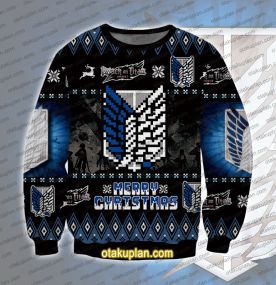 Attack on Titan Survey Corps Ugly Christmas Sweatshirt