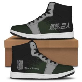 Attack On Titan Wings Of Freedom Boot Sneakers Shoes Gift