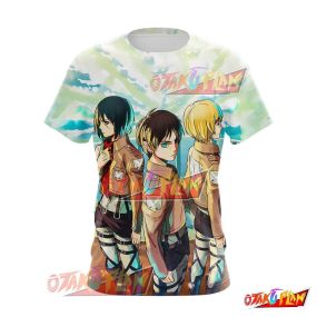 Attack on Titan Favourite Trio Cool Anime T-Shirt AOT261