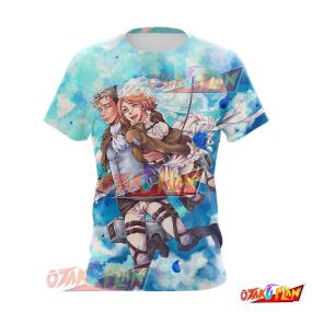 Attack on Titan Oruo Bozad x Petra Rall Dream Anime T-Shirt AOT286