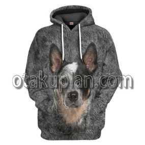 Australian Cattle Dog Front And Back T-Shirt Hoodie