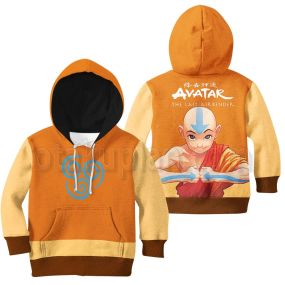 Avatar Aang Kids Hoodie Custom