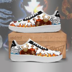 Avatar Airbender Characters Fan Idea Anime Sneakers Shoes