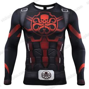 Avengers 4 Endgame Hydra Long Sleeve Compression Shirt For Men
