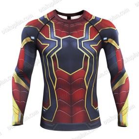Avengers 4 Parker Long Sleeve Compression Shirt