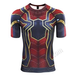 Avengers 4 Parker Short Sleeve Compression Shirt