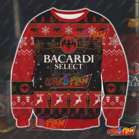 Bacardi V2 3D Print Ugly Christmas Sweatshirt