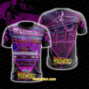 Back To The Future Purple T-Shirt