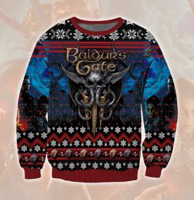 Baldurs Gate 3 3D Printed Ugly Christmas Sweatshirt