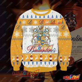 Ballantine's 3D Print Ugly Christmas Sweatshirt