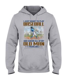 Baseball - Old Man Problems Hoodie