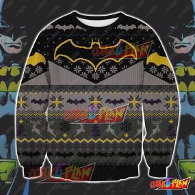 Batman 3D Print Ugly Christmas Sweatshirt
