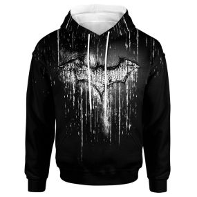 Batman Imprint Scratched Hoodie / T-Shirt