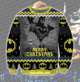 Batman Pixel Art Ugly Christmas Sweatshirt