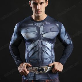 Batman Wayne Gym Compression Shirt For Men