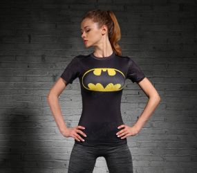 Batman Wayne Women Compression Shirts