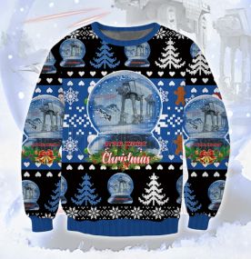 Battle of Hoth Snow Globe Wars 2023 3D Printed Ugly Christmas Sweatshirt