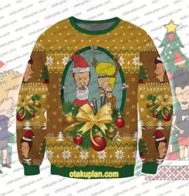 Beavis And Butthead The Beavis New Ugly Christmas Sweatshirt