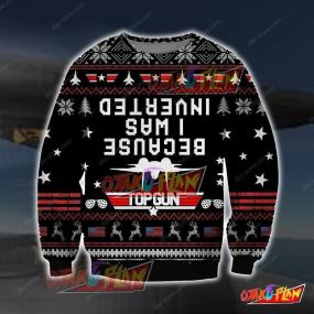 Because I Was Inverted 3D Print Ugly Christmas Sweatshirt