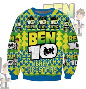 Ben 10 Ultimate Alien 2023 3D Printed Ugly Christmas Sweatshirt