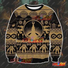 Bioshock 2810 3D Print Ugly Christmas Sweatshirt