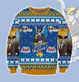 Birdman and the Galaxy Trio 2023 3D Printed Ugly Christmas Sweatshirt