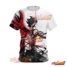 Black Clover Phantom Knight Hero Partial Black Asta Graphic T-Shirt BC219