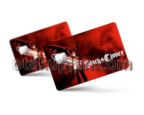 Black Clover Asta Red Credit Card Skin