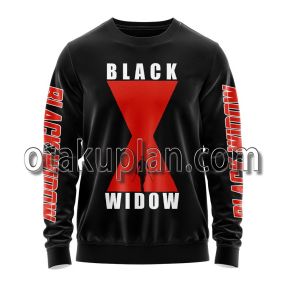 Black Widow Black and Red Streetwear Sweatshirt