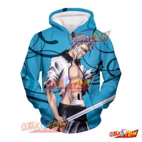 Bleach Scary Face Grimmjow Jaegerjaquez Anime Graphic Hoodie BL223