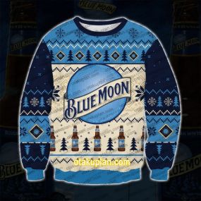 Blue Moon BMV2 3D Print Ugly Christmas Sweatshirt V2