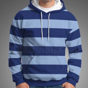 Blues Clues Steve Blue Striped Clothes Cosplay Hoodie