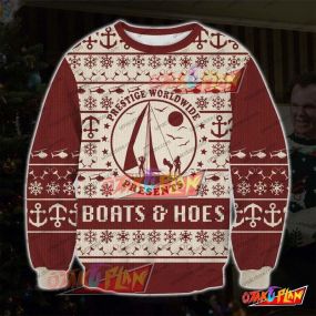 Boats 'n' Hoes Step Brothers 3D Print Ugly Christmas Sweatshirt V2