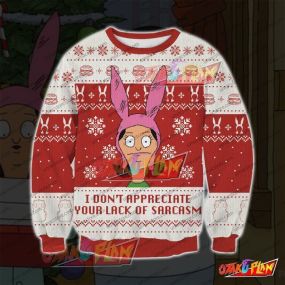 Bob's Burgers 3D Print Ugly Christmas Sweatshirt
