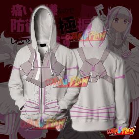 BOFURI I Don't Want to Get Hurt so I'll Max Out My Defense Yui Cosplay Zip Up Hoodie