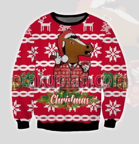 Bojack Horseman 3d Printed Ugly Christmas Sweatshirt