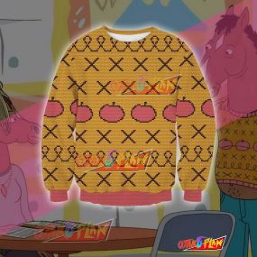 Bojack Horseman Knitting Pattern 3D Print Sweatshirt