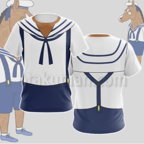 Bojack Horseman Sailor Uniform Cosplay T-Shirt