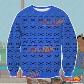Bojack Horseman V2 3D Print Ugly Christmas Sweatshirt