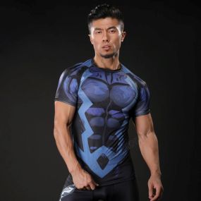 Boltangon Short Sleeve Compression Shirt For Men