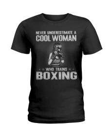 Boxing - Underestimate Cool Woman Shirt